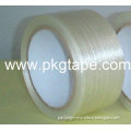 One directional / one way reinforced self adhesive Fiberglass filament tape 130mic Thick